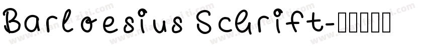 Barloesius Schrift字体转换